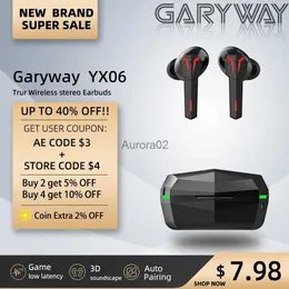 Słuchawki telefonu komórkowego Garyway YX06 Gaming bezprzewodowy zestaw słuchawkowy Słuchawki Bluetooth 5.0 Podwójna stereo redukcja szumów Bass