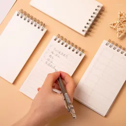 Yoofun A7 Spiral Book Cewki notebooki do zrobienia wyłożone luźne liście puste kratka papierowe pamiętniki