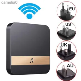 Doorbells 1PCS Wireless WiFi Door Chime Bell AC 110-220V Smart Indoor Doorbell US EU UK AU Plug XSH app For EKEN V5 V6 V7 M3L231120