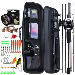 Fishing Accessories Sougayilang Casting Rod and Reel Set with Bag Line Lures Bass 8kg Max Drag 231120