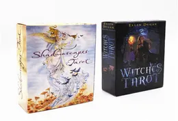 5 أنماط Tarots Witch Rider Smith Waite Shadowscapes Wild Tarot Deck Board Cards with Colorful Box English Version5523941