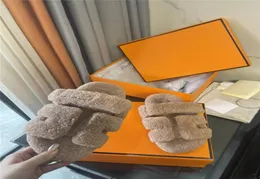 Designer Luxury Chypre Sandals Sheepskin Teddy Bear Bois de santals With Dust Bag And Box6118636