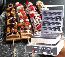 Bread Makers Electric 110v Or 220v-240v 4 PCS Lolly Waffle Maker Pine Shap Machine Sticks