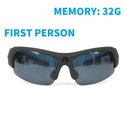 Smart Glasses Rifeiko HD 1080p Video Fousing Buildin 32G Lagring för Extreme Sports Firstperson Inspelning 230420