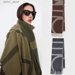 Halsdukar vinter kashmir halsduk gratis frakt svender märke totem* ny design ull awomen män sjal mode lyx kvinnor pashmina wraps manl231120