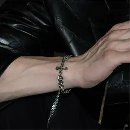 ins ins Fashion Handmange Cross Cross Cross Bracelet Design للرجال/النساء الأزواج 925 Sterling Silver Silver الرائعة الفاخرة الفاخرة