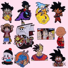 dos desenhos animados japoneses anime navio pirata emblema esmalte pino roupas lapela pino Macaco dos desenhos animados broche amantes Prese Atacado