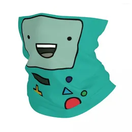 Lenços Anime BMO Bandana Pescoço Gaiter Impresso Lenço Mágico Quente Ciclismo Esportes Ao Ar Livre Unissex Adulto Respirável