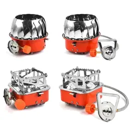 Stoves Desert Camping Gas Stove Outdoor Portable Windproof Cooking Ultralight Tourist Cooker Hiking Equipment 231120