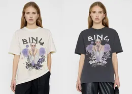 2023ss ab lili Женщины дизайнерские футболки Bings Fashion Illustration