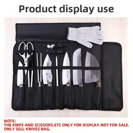 1pc, Knife Storage Bag, Oxford Cloth Kitchen Cooking Chef Roll Up Bag, Chef Knife Bag, Kitchen Cooking Chef Knife Bag, Multifunctional Roll Carry Bag