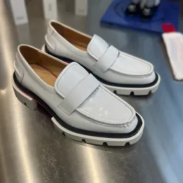 Yüksek kaliteli tasarımcı iş erkek gerçek deri ayakkabılar klasik retro botlar lüks pist kırmızı taban elbise ayakkabıları deri tabakalar to -loafers ofis erkek ayakkabıları hj2224
