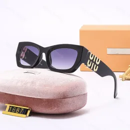 Designer Glimpse Ovale Sonnenbrille für Herren Damen Luxus M Eyewear Cat Eay Sonnenbrille M Polarisierte Top Fashion Eyewear Goldrahmen Sonnenbrille mit rosa Box