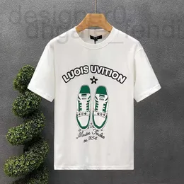 Erkek Tişörtleri Tasarımcı Tasarımcı Kısa Kollu 2023 Yeni Yaz Koreli Kişiselleştirilmiş Ayakkabı Baskılı Yuvarlak Boyun Külot Tişörtü Erkekler Endal Casual Wear v1gd