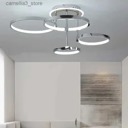 Deckenleuchten FANPINFANDO Moderne LED-Deckenleuchten für Wohnzimmer, Schlafzimmer, Gold/Chrom-Beschichtung, Esszimmer, LED-Deckenleuchten, Küchenarmaturen Q231120