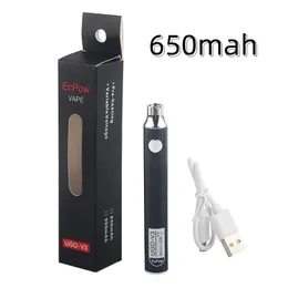 Vapes Pen Battery Preheating 510 Thread Cartridges UGO V3 Box USB charger Packaging Rechargeable 650 mah Adjust Voltage high quality vapes carts E cigarette