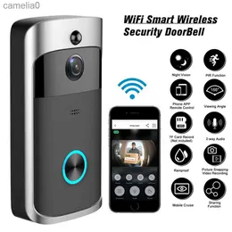 Campanello 720P HD Smart Home Wireless WIFI campanello Telecamera di sicurezza Video citofono IR Visione notturna AC Batteria per casa Campanello NewL231120