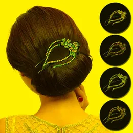 Fermagli per capelli Mollette Fiore di strass Duckbill Vintage Perline di cristallo Accessori per le donne Copricapo a forcina 6C5898 Mollette per capelli Hair Barr