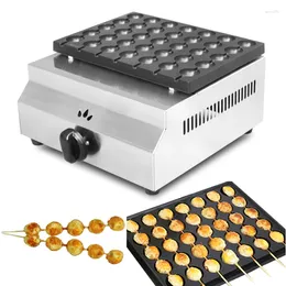 Bread Makers Commercial Gas Egg Waffle Machine Takoyaki Maker Fish Grill Ball