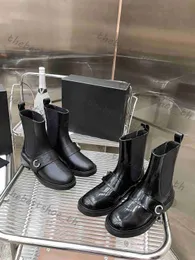 Botas de grife mulheres marca de moda de luxo sexy preto clássico tornozelo botas inverno ao ar livre sapatos quentes martin botas chelsea