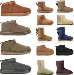 Uggsity Tazz Slipper Platform 태즈 만 모피 푹신한 디자이너 Ug Boots 여자 검은 브라운 밤나무 호주 부티 겨울 짧은 숙녀 울트라 미니 미드 미드 스킨376