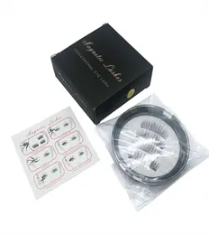 Makeup 3pcs Magnet Magnetic False Eyelashes 3D Mink قابلة لإعادة الاستخدام كاذبة تمديد امتدادات الرموش ثلاثية الأبعاد الرموش DHL SHI2351050