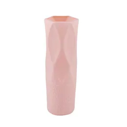 Vasi Vaso di plastica semplice Disposizione di fiori bagnati secchi Contenitore Nordic Ins Vento Fiori Decorazione Imitazione Smalto Vasi Resistente alle gocce Dhzjj