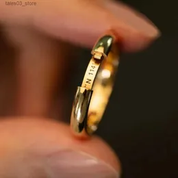 Wedding Rings Simple Ring Can Be Opened Free Letter Romanticism Ring Whisper To Convey The Couple Ring Personality Birthday Valentine's Day Q231120