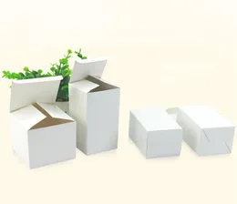 20 Storlek Vit förpackningsgåva Small Cardboard BoxesQuare Kraft Paper Cardboard Packaging Paper Box Factory Whole7197403