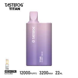 Wysokiej jakości dmuchany Vape jednorazowy Vaper 12000 Puffs 2% NIC Tastefog Tytian Hurtowa cena