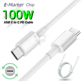 100W 5A PD Snabbladdningskablar USB Type-C telefondatakabel för anteckningsböcker Laptoptelefon