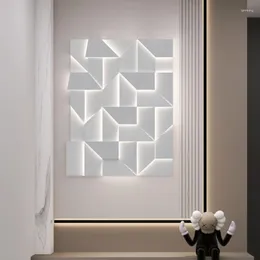 Wandleuchte 3D-Modell Schatten Hintergrundlampen Italien Designer LED Deko Wandleuchte Innenbeleuchtung für Schlafzimmer Wohnzimmer