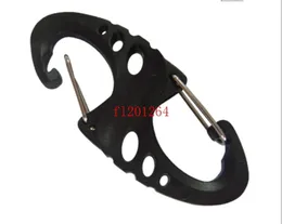 Clip SBiner in plastica nera da 1000 pezzi per braccialetto Paracord Moschettone S Portachiavi Portachiavi Confezione sfusa7480698