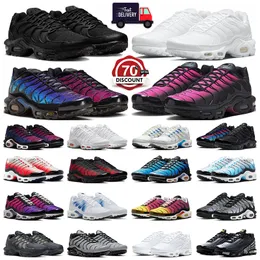 2024 TN Shoes Plus 3 TNS Terascape Men Women 25th Anniversary Dusk Unity Onyx Triple White FC Barcelona Batman Gold Bullet Mens Sneakers Sports