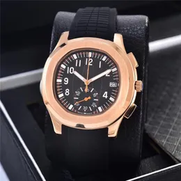 Дизайнерские элитные мужские часы VK Кварцевый механизм 42 мм Модные часы Многоцветный резиновый ремешок Золото Розовое золото Корпус Часы Montre de Luxe Подарок