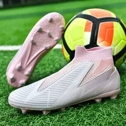 2024 New Professional Football Boots Mens Womens AG Long Nail TF Outdoor Soccer Shoes Youth Children's Comfortable Training Shoes