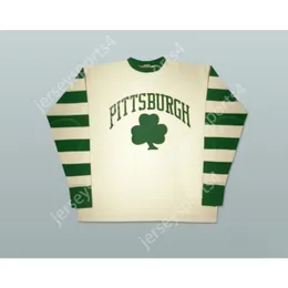 Maglia personalizzata PITTSBURGH SHAMROCKS OLD SCHOOL HOCKEY NUOVA cucitura superiore S-M-L-XL-XXL-3XL-4XL-5XL-6XL