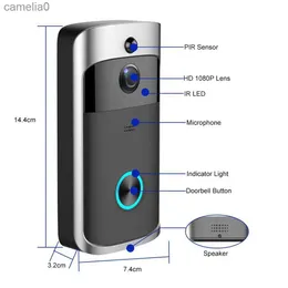 Doorbells 720P HD Smart Home Wireless WIFI doorbell Camera Security Video Intercom IR Night Vision AC Battery Operated House Doorbell NewL231121
