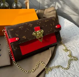Neue Luxusmarken Vintage Print Dionysian Cross-Body Bag Damen Kontrastfarbe Kette Kleine quadratische Taschen