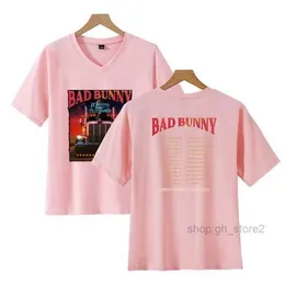 Bad Bunny Herren T-Shirts Designer T-Shirts Un Verano Sin Ti Bad Bunny Kurzarm Damen Herren Basic Top Paar T-Shirt Bad Bunny Shirt 1 O94Y