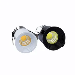 Downlights Led Mini Spotlight Deep Anti-Glare Small Wash Wall Lights 3W 5W Open Hole 30mm AC110-240V Cob Ceiling Warm Day White Dimmable