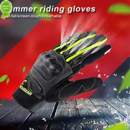 Новые мотоциклетные перчатки с сенсорным экраном, дышащая буферная оболочка, защита от столкновений, мужское защитное снаряжение для гонок, езда по бездорожью