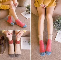 Women Socks 2023 Long 4 Pair Red White Fashion Girl Cotton Cute Funny Female Warm Comfortable Invisible