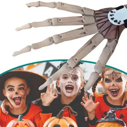 Dekoracja imprezowa Halloweenowe wystrój stawowe palce Rękawiczki palce Elastyczne stawowe kostiumy rekwizyty Ręcznie