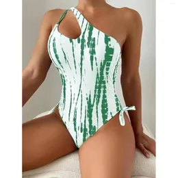 أزياء ملابس السباحة للسيدات من قطعة واحدة مثيرة طباعة بيكيني ملابس السباحة (مع وسادة الصدر بدون صدرية الصلب) تغطية شاطئية غير رسمية نحيفة للنساء