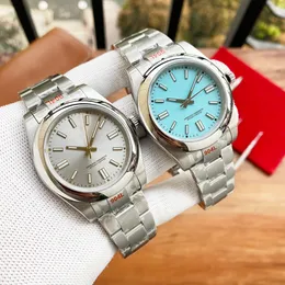 Mens Watches for Men Watch 고급 다이아몬드 시계 자동 기계식 41mm 풀 스테인레스 스틸 스트랩 발광 사파이어 손목 시계 Montre de Luxe