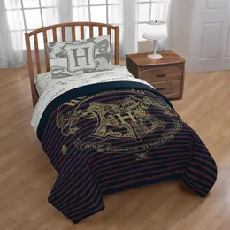 Gedrukte 4-delige twin bed set, 100 microvezel, multi-colour
