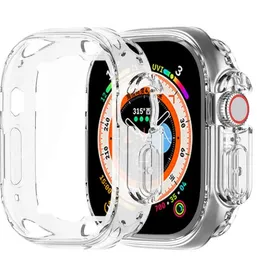 새로운 49mm 스마트 시계 애플 외관 iwatch 울트라 시리즈 8 시계 마린 스트랩 스마트 워치 스포츠 시계 무선 충전 스트랩 박스 보호 케이스