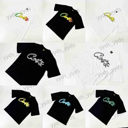 Męskie koszulki Allstarz Tee Demon Island Gradient 3D kolorowy krótki rękaw letnie moda ins t230421