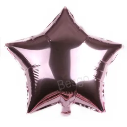 18 Inch Five Star Shaped Balloon Hotel Wedding Balloon Christmas Halloween Birthday Aluminum Foil Balloons Party Decoration